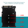 Miniatyrbild 3 av 5: M.2 SATA till SATA 3 5-Port +M.2 NGFF Enstaka Strömförsörjning Bar Board Konvertering till SATA 2.5-Port Sata
