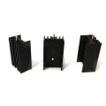 Miniatyrbilde 2 av 5: 20x 21x15x11mm Svart Aluminium Kjøleribbe For To-220 Mosfet Transistorer