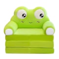 Miniatyrbillede 1 af 3: Sammenklappelig børnesofa, plysset småbørnsstol, behagelig doven sofa til børn i alderen 1-3