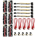 Miniatyrbillede 1 af 5: 6 stk. Ver009 Usb 3.0 Pci-e Riser Ver 009s 1x Til 16x Extender Riser Adapter Sata 15pin Til 6 Pin