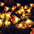 Miniatyrbilde 2 av 5: Solcelled Fe-lys Bier LED Utenfor 30 stk Varmt Hvit Bie Fe-lys Utenfor Vanntett