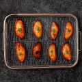 Miniatyrbilde 3 av 5: R Kurv til Ovn, Rustfritt Stål Grillkurv, Non-stick Mesh Kurv, R Brettetrådhylle R