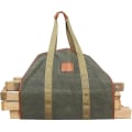 Miniatyrbillede 3 af 5: Brændestabspose Stor Canvas Bærer Ildsteds Logpose Brændestabspose Vovset Canvas Tote Holder