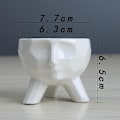 Miniatyrbillede 5 af 5: Abstrakt Keramik Vase Blomst, Blomst Vaser Tørrede Blomst Stativ Midtpunkter til Bryllup Fest, S