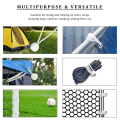 Miniatyrbillede 2 af 4: 50 stk. Bungee-snore med kugler Elastiske bånd Bungee-klemmer Bånd til markiser, telte, bannere, flagstang