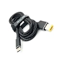 Pikkukuva 3 / 5: 100 W:n USB-C-kannettava tietokoneen sovitin, latauskaapeli, pistoke, kaksois E-P-muunnin