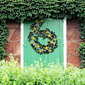 Miniatyrbillede 4 af 5: Kunstig Have Kunstige Grene Gren Fest Citron Gul Citron Hjem Hjem Dekoration Silke Roser Kunstige Blomster Bulk Tørrede Blomster (Farve: Multi