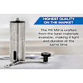 Miniatyrbillede 3 af 3: Pilleknuser - Knuser Flere Tabletter Til Et Fint Pulver - Metal Medicin Grinder