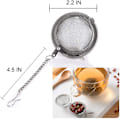 Miniatyrbild 2 av 5: 10 st teinfuser, uppgraderad tesil, premium teinfuser för löst te, tebryggare, tekula för te-smaksättning örtkrydda