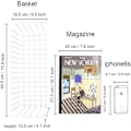 Miniatyrbillede 3 af 3: Mesh Wire Hook Kurv Multifunktionel Metal Væghængt Gitterplade Tilbehør