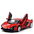 Pikkukuva 1 / 5: 1:36 Lamborghini Simulaatio Salaman Alumiininen Automalli Pojan Ovet Avautuvat Takaisin Vetovoima Lasten