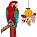 Pikkukuva 2 / 5: Lintu Purulelu Hauska Mini Urheilukengät Leikki Parrot Nakertaa Leikki Naru Lenkkarit Muoto Mini Värikäs Riippuva Pelaamiseen Pienille Eläimille Lelut