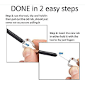 Miniatyrbillede 3 af 5: 5x Udskiftningsspidser Nibs Til Samsung Galaxy Tab S7 Fe Wi-fi Sm-t730 / S7 Fe 5g Sm-t736b 12.4inch Touch Screen Stylus S Pen Refill