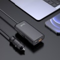 Miniatyrbillede 4 af 5: 100w Usb-c Pd 3.0 Port Og Qc-3.0 Hurtigopladning På Bilrejse Tilbehør