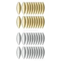 Miniatyrbilde 1 av 5: 40x Metall Fiske Agnsmaking DIY-sett med Glatt Overflate D