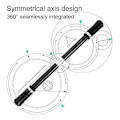 Miniatyrbild 3 av 5: Finr Pen Spinning Pens Mod Gaming Spinning Pens Snurrande Penna Med Wed Ball Finr Roterande P