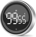 Köktimer Digital Timer med Stoppurfunktion och Nedräkning Aluminiumlegeringshölje