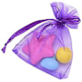 Miniatyrbillede 3 af 5: Bryllupssække Organzaposer 100 stk. Sachets Organzaposer 17 * 23cm Perfekt som Bryllupsgaveposer, Smykkeposer, Gaveposer (pur