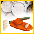 Miniatyrbilde 2 av 5: 2 i 1 Dumpling Maker Dumpling Press Dumpling Skin Artifact Kjøkken Dumpling Making Tool DIY Manuell Dumpling Molds(Orange)