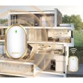 Miniatyrbillede 2 af 5: Trådløs dørklokke, vandtæt dørklokke, trådløs smart dørklokke med lang rækkevidde, elektronisk fjernbetjening, vandtæt dørklokke med 60 melodier, 4 niveauer