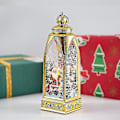 Miniatyrbild 2 av 5: Jul-Lyktor Dekorativa Jul LED Ljusa Vindlykta. (Guld) (1 st)