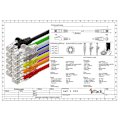 Miniatyrbilde 2 av 5: 0,25m - 10 farger - Lan Nettverkskabel Cat.5 Cat5 Premium Kvalitet Ethernet Patch Kabel, Kompatibel Med Cat6 / Cat6a / Cat7