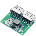 Miniatyrbild 2 av 5: 5 st USB-regulator laddningssteg Charr-modul 9v 12v 24v till 5v 3a dubbel USB för bil