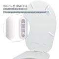 Miniatyrbillede 5 af 5: Toilet WC Sædebuffer Sæt, Toilet Sæde Stødabsorberende Bumpers Pakning Toilet Sæde Buffer Sæt Pakning Toilet Sæde Buffer Sæt