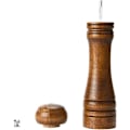 Miniatyrbillede 4 af 5: Peberkværn, Peber, Salt- og Peberkværne, Peberkværn, Massiv Trækværn med Justering