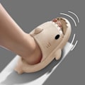 Pikkukuva 3 / 5: MoneRffi-Alkuperäiset Sharklasit pojille ja tytöille, Shark-sandaalit miehille ja naisille, allas-sandaalit Beige 31/32 EU