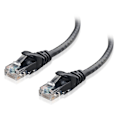 Pikkukuva 1 / 5: 10 Gbps Snagless Cat6 Ethernet-kaapeli 9 m (Cat6-kaapeli) Mustana 9 metriä