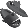 Miniatyrbilde 2 av 5: MoneRffi-Original Sharklas for Boys and Girls, Shark Flip Flops for Men and Women, Pool Sandals Gris Oscuro 40/41 EU