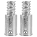 Miniatyrbillede 1 af 2: 2 stk. Kosteskaft Trådet Ende Udskiftning Kosteskaft Forlængelsesstang Adapter
