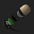 Miniatyrbild 3 av 5: Mini Bluetooth-högtalare - trådlös Bluetooth-högtalare med förstärkt bas och inbyggd mikrofon
