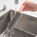 Miniatyrbillede 5 af 5: 3 i 1 Multifunktionel Gap Rengøring Køkken Skrubbebørste med Skraber til Kar Flise Glas Køkken Komfur Vask Gap Børste Skrabning Døde Plet Gulvbørste Cl