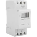 Miniatyrbillede 1 af 2: 15a DIN Skinneprogrammerbar Switch med Digital LCD Programmerbar Timer Relæ (AC220V)
