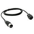 Miniatyrbillede 1 af 5: 5-pin Din han til hun Midiat adapterkabel til Midi keyboard 1,5m