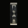Miniatyrbild 4 av 5: Akryl Klar 3 Minuters Sandtimer Timglas Ägg Sandtimer Klocka Heminredning Present (Färg: Röd)