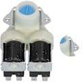 Miniatyrbilde 2 av 5: Vanninnløpsventil, Universal Ac220v-240v Erstatningsventil for Vanninnløp Dobbelt Hode for Vaskemaskiner for Automatiske Vaskemaskiner