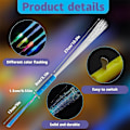Miniatyrbillede 3 af 5: 24 stk. Glow Fiber Wands Sticks Led Light Wand Fiber Optic Wands Blinkende Sticks Til Fest Bryllup H