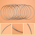 Miniatyrbild 5 av 5: 10-pack 4-tums silverfärgade metallringar för drömfångare, macramé, växtupphängningar och andra pysselprojekt