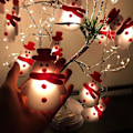 Miniatyrbild 5 av 5: Jul LED-ljusslingor Snögubbe Julgran Semesterfest Hemträdgård Utomhus Dekorativ Lampa (A)