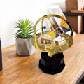 Miniatyrbild 5 av 5: Modell av Solsystemet 3D Metall Retro Kontorsdekoration, Handgjord Solsystemmodell för Teac
