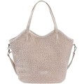 Miniatyrbilde 1 av 5: Kvinners store fleece sherpa tote bag teddy plysj fluffy pels håndvesker for kvinner jenter veske