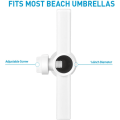 Miniatyrbillede 3 af 5: CLISPEED Strandsandanker med 3-trins skrue Rustfrit Heavy Duty Strandsandanker Strandsandankerholder One Size Fits A