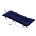 Miniatyrbilde 3 av 5: Solstolpute Benk Stol Solstol Hage Recliner Utskifting Anti Skli Pute - rød 48x125x8cm