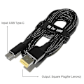 Pikkukuva 5 / 5: 100 W:n USB-C-kannettava tietokoneen sovitin, latauskaapeli, pistoke, kaksois E-P-muunnin