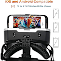 Miniatyrbild 4 av 5: 3D VR-glasögon Virtual Reality-glasögon Kompatibla med iPhone och Android