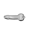 Miniatyrbillede 1 af 4: 1 stk. Hård Metal Wobble Fiske-Lure Spoon Lure Fjer Agnskroge Fiskegrej
