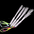 Miniatyrbilde 5 av 5: 24 stk Fiber Optic Wand Led Hvite Glow Sticks